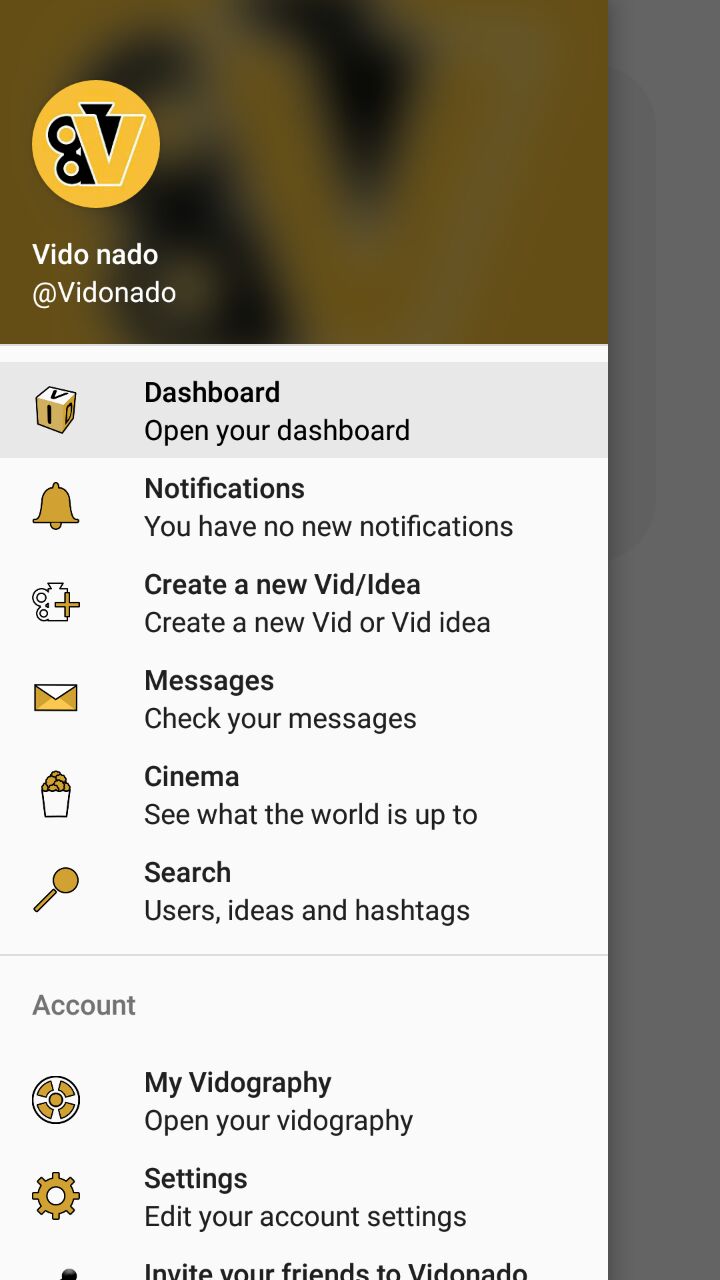 Vidonado Dashboard